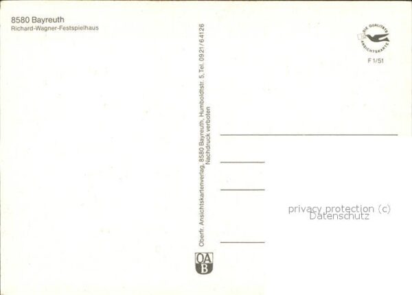 Bayreuth Richard-Wagner-Festspielhaus – Bild 2