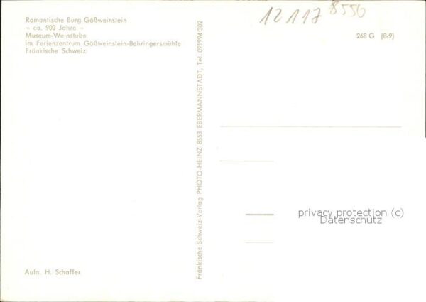 Goessweinstein Burg – Bild 2