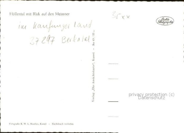 Hoellental Hessen Meissner – Bild 2