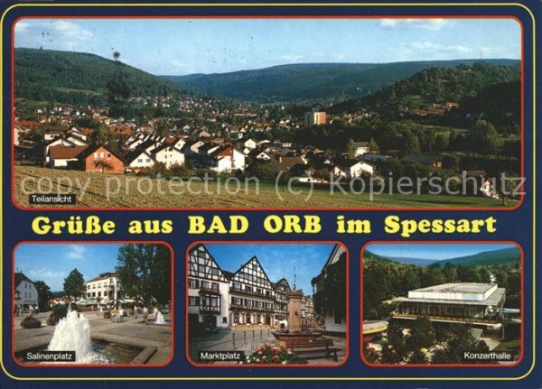 Bad Orb Spessart Marktplatz Salinenplatz Konzerthalle