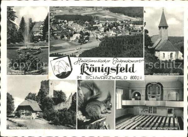 Koenigsfeld Schwarzwald Buchenberg-Kapelle Im Kurpark