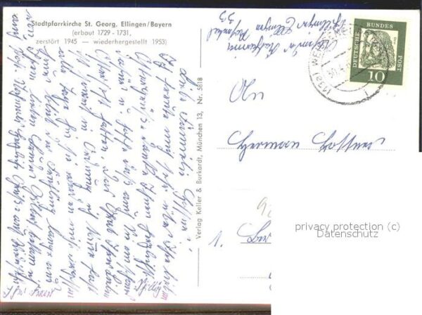 Ellingen Bayern Stadtpfarrkirche St. Georg – Bild 2