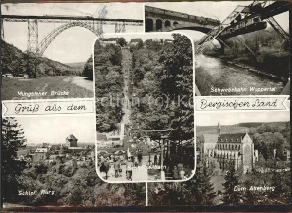Wuppertal Schwebebahn Müngstener Brücke Schloß Bu