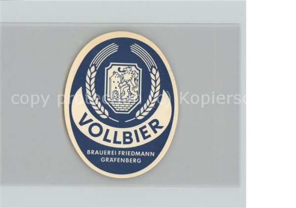 Graefenberg Brauerei Friedmann Vollbier