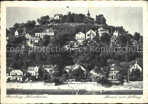 Blankenese Hamburg Strand Süllberg