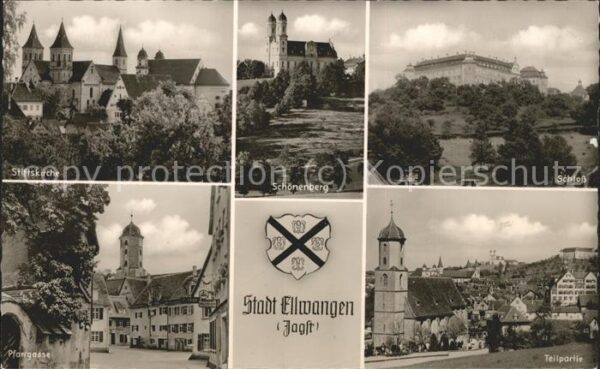 Ellwangen Jagst Pfarrgasse Schloß Stiftskirche