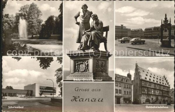 Hanau Main Marktplatz Schwimmbad Goldschmiedehaus