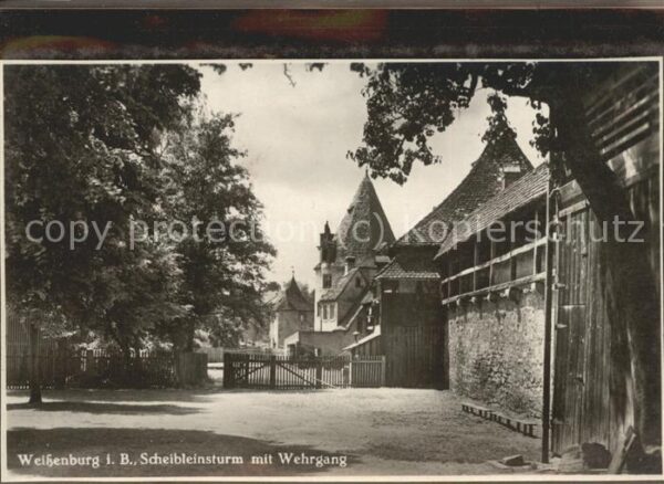 Weissenburg Bayern Scheibleinsturm Wehrgang