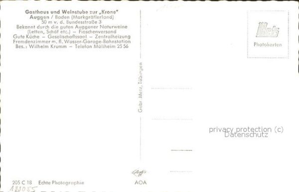 Auggen Gasthaus zur Krone – Bild 2