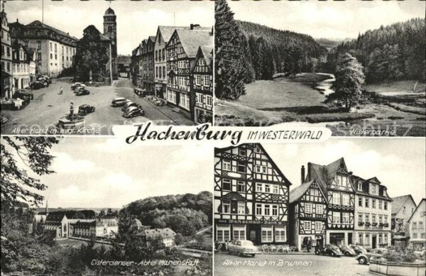 Hachenburg Westerwald Alter Markt Cistercienser-Abtei Marenst