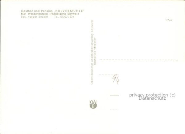 Waischenfeld Gasthof Pulvermühle – Bild 2