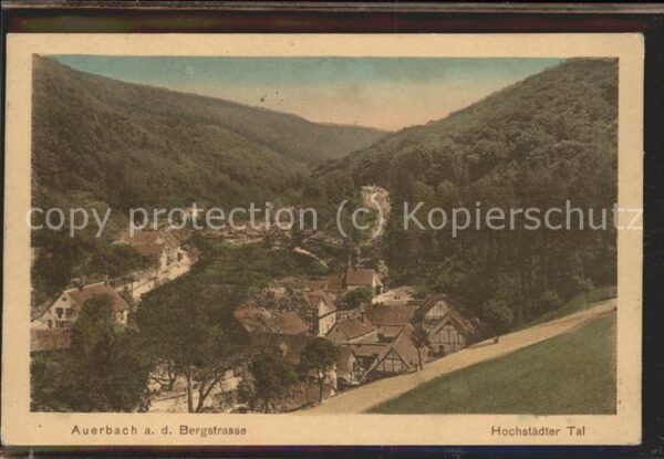 Auerbach Bergstrasse Hochstädter Tal