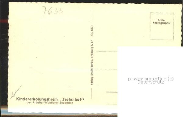 Seelbach Schutter Kindererholungsheim Tretenhof – Bild 2