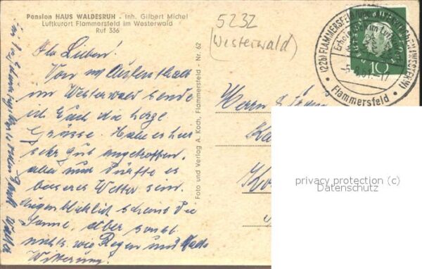 Flammersfeld Pension Haus Waldesruh – Bild 2