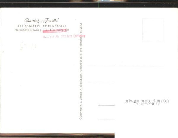 Ramsen Pfalz Gasthof Forelle – Bild 2