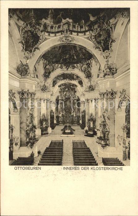 Ottobeuren Inneres der Klosterkirche