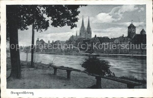 Regensburg Stadtblick Feldpost
