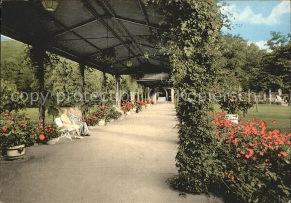 Bad Brueckenau Wandelgang zur Wandelhalle