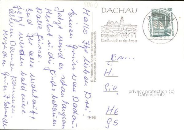 Dachau Kirche Marktbrunnen Teilansicht – Bild 2