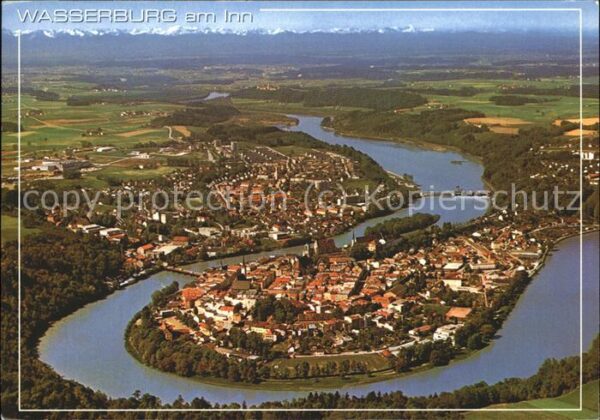 Wasserburg Inn Fliegeraufnahme