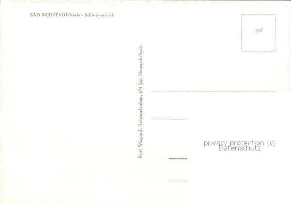 Bad Neustadt Schwanenteich Kurpark – Bild 2