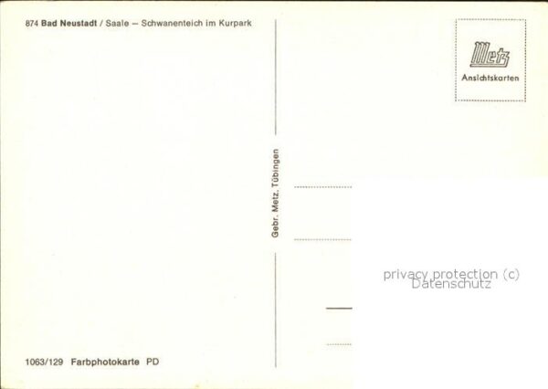 Bad Neustadt Schwanenteich im Kurpark – Bild 2