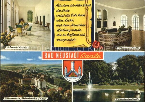 Bad Neustadt Wandelhalle Brunnenhalle Kuranstalt Frä