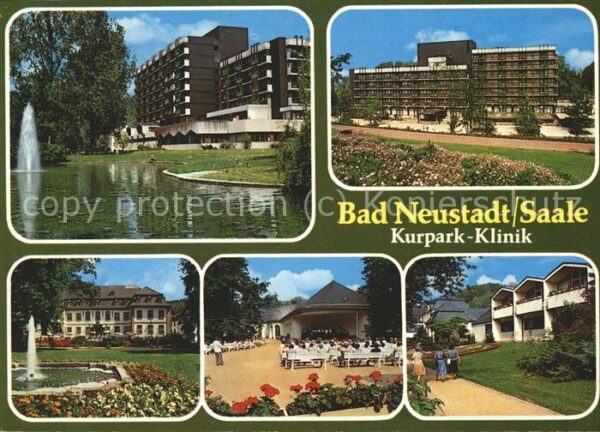 Bad Neustadt Kurpark Klinik Teilansichten