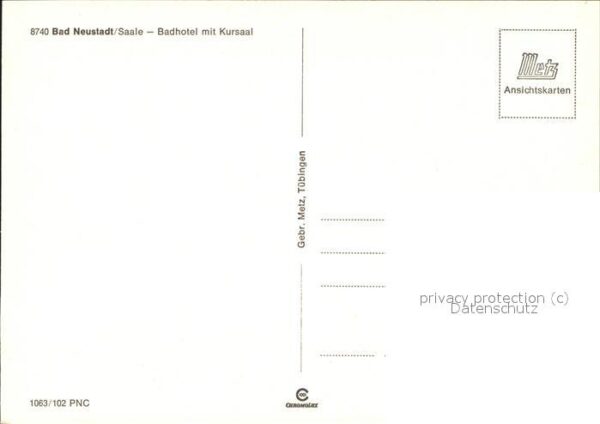 Bad Neustadt Badhotel mit Kursaal – Bild 2