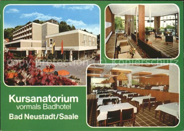 Bad Neustadt Kursanatorium Gasträume