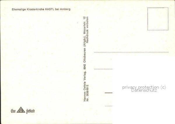 Amberg Oberpfalz Ehem Klosterkirche Kastl – Bild 2