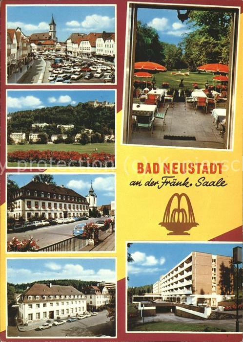 Bad Neustadt Stadtblick Kuranlagen Teilansichten