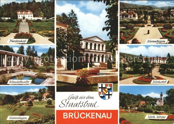 Bad Brueckenau Staatsbad Fürstenhof Wandelhalle Kuranl