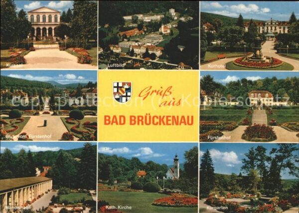 Bad Brueckenau Staatsbad Kursaal Fürstenhof Wandelhall