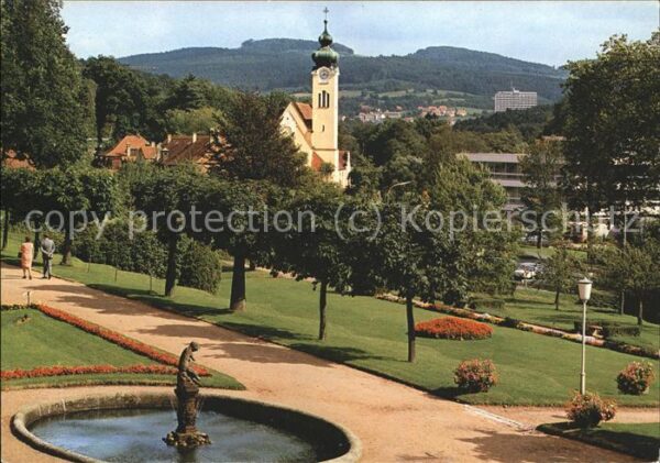 Bad Brueckenau Staatsbad Blick vom Fürstenhof