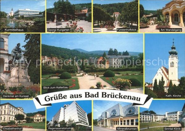 Bad Brueckenau Kurmittelhaus Kurgarten Fürstenhof Wand