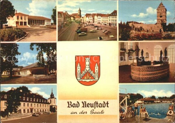Bad Neustadt Kurhaus Stadtblick Hohntor Brunnenhalle