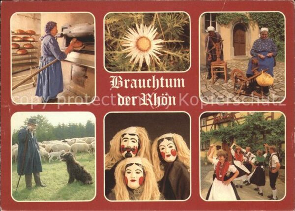 Bad Neustadt Rhön Brauchtum Brotbacken Töpfern Schäf