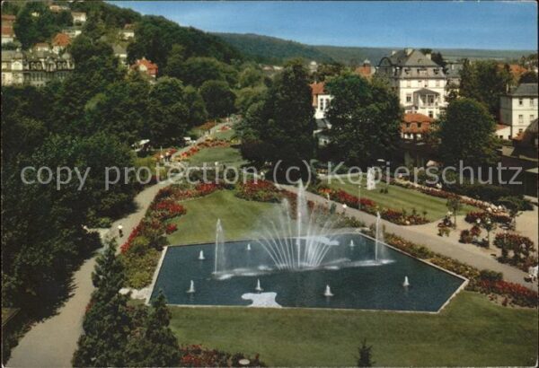 Bad Kissingen Rosengarten Wasserspiele