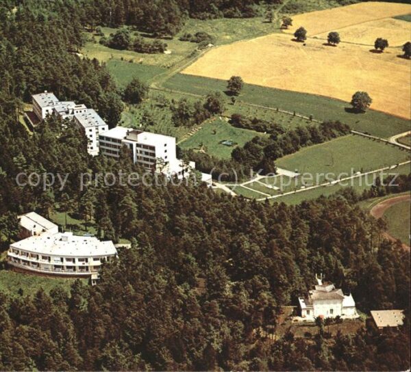 Bad Kissingen Deegenberg Sanatorium Fliegeraufnahme