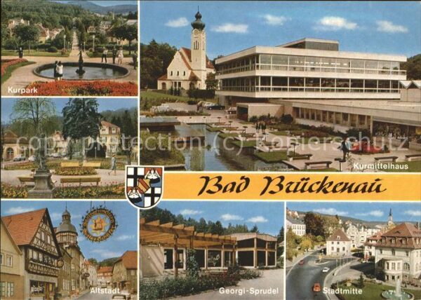 Bad Brueckenau Kurpark Kurmittelhaus Altstadt Georgi S