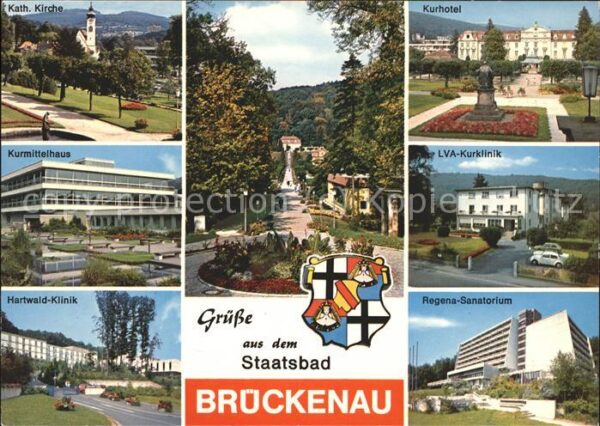 Bad Brueckenau Kath Kirche Kurhotel LVA Kurklinik Kurm