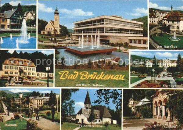 Bad Brueckenau Fürstenhof Kurmittelhaus Rathaus Kurhau