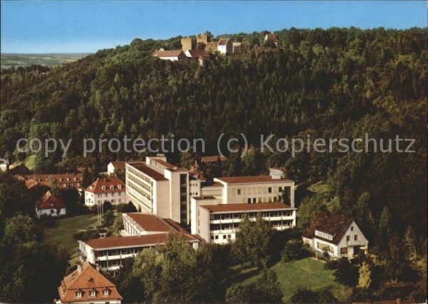 Bad Neustadt Kuranstalt Fränkische Saale mit Salzbur