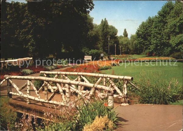 Bad Kissingen Brücke im Rosengarten
