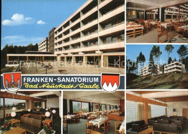 Bad Neustadt Franken Sanatorium Teilansichten