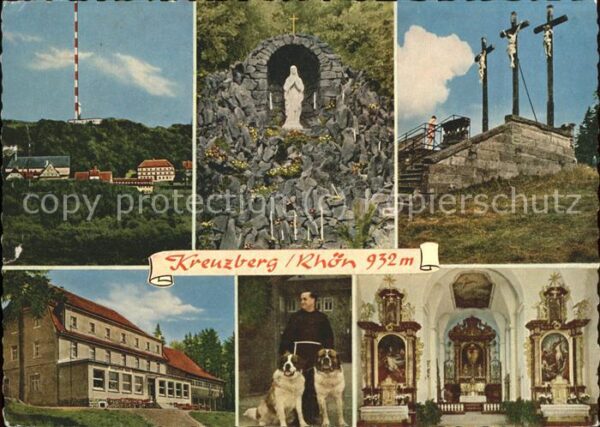 Kreuzberg Rhoen Berggasthof Hohn Kloster Inneres Golgat