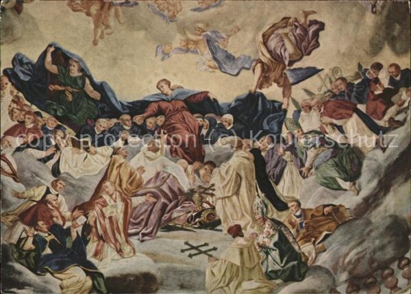 Waldsassen Kuppelfresko in der Stiftskirche