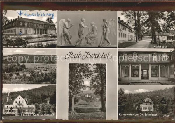 Bad Bocklet Brunnenhaus Kurhäuser Pension Kunzmann
