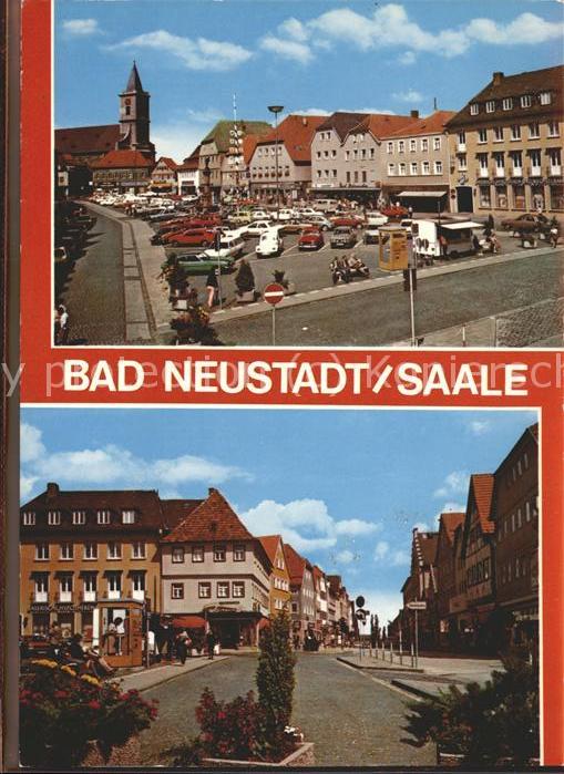 Bad Neustadt Marktplatz Strassenpartie